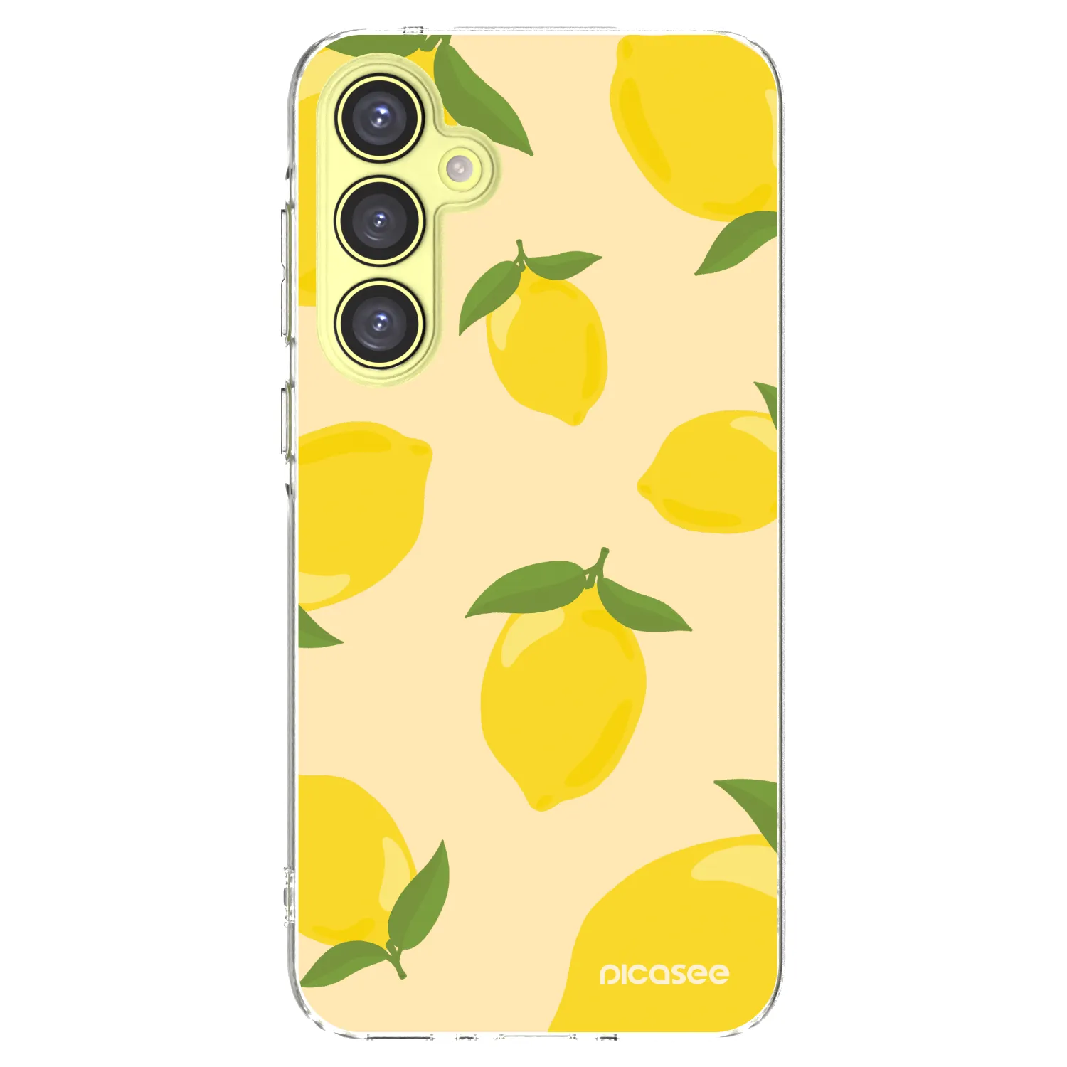 Picasee silikonový průhledný obal pro Samsung Galaxy A35 5G A356B - Limoncella
