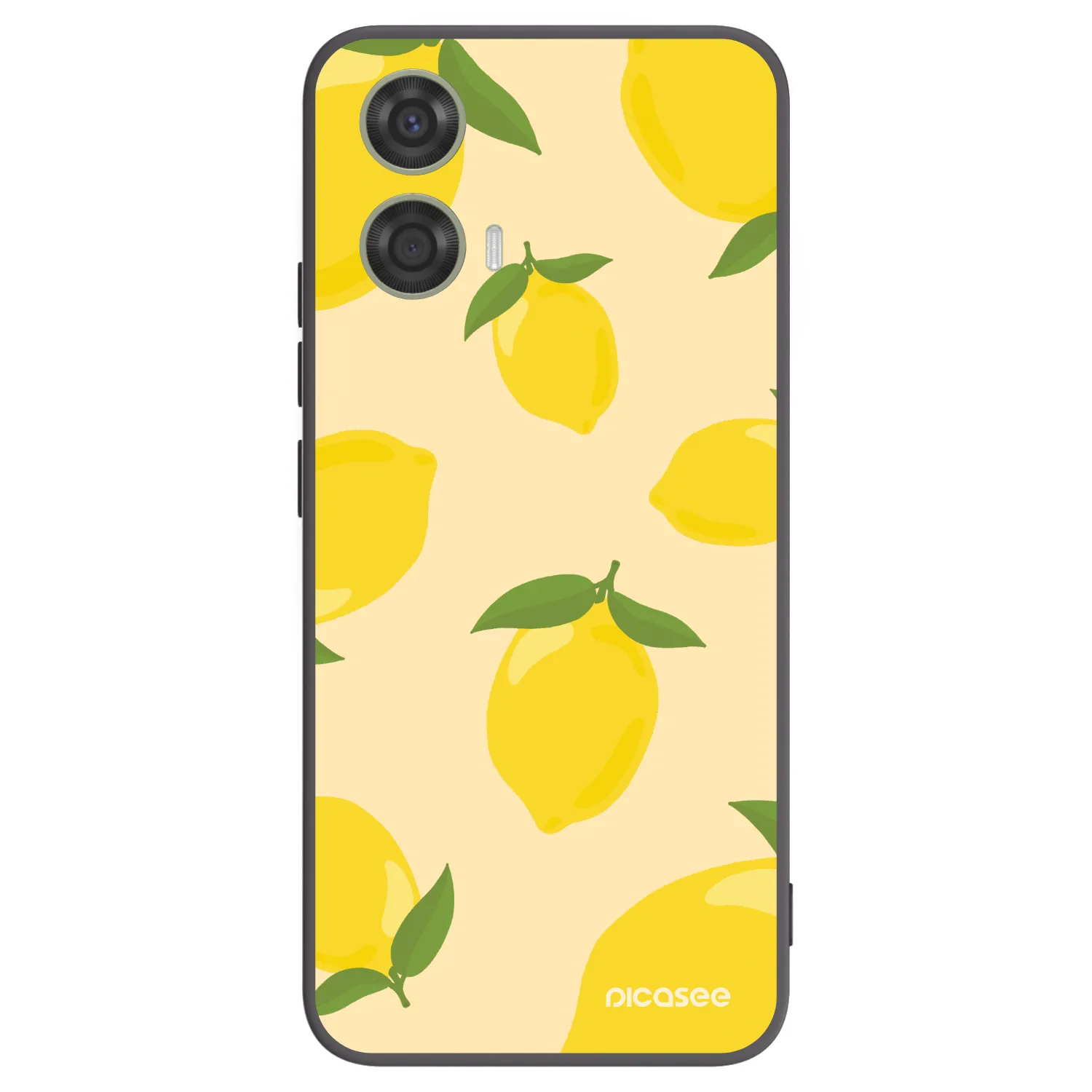 Picasee silikonový černý obal pro Motorola Moto G24 - Limoncella