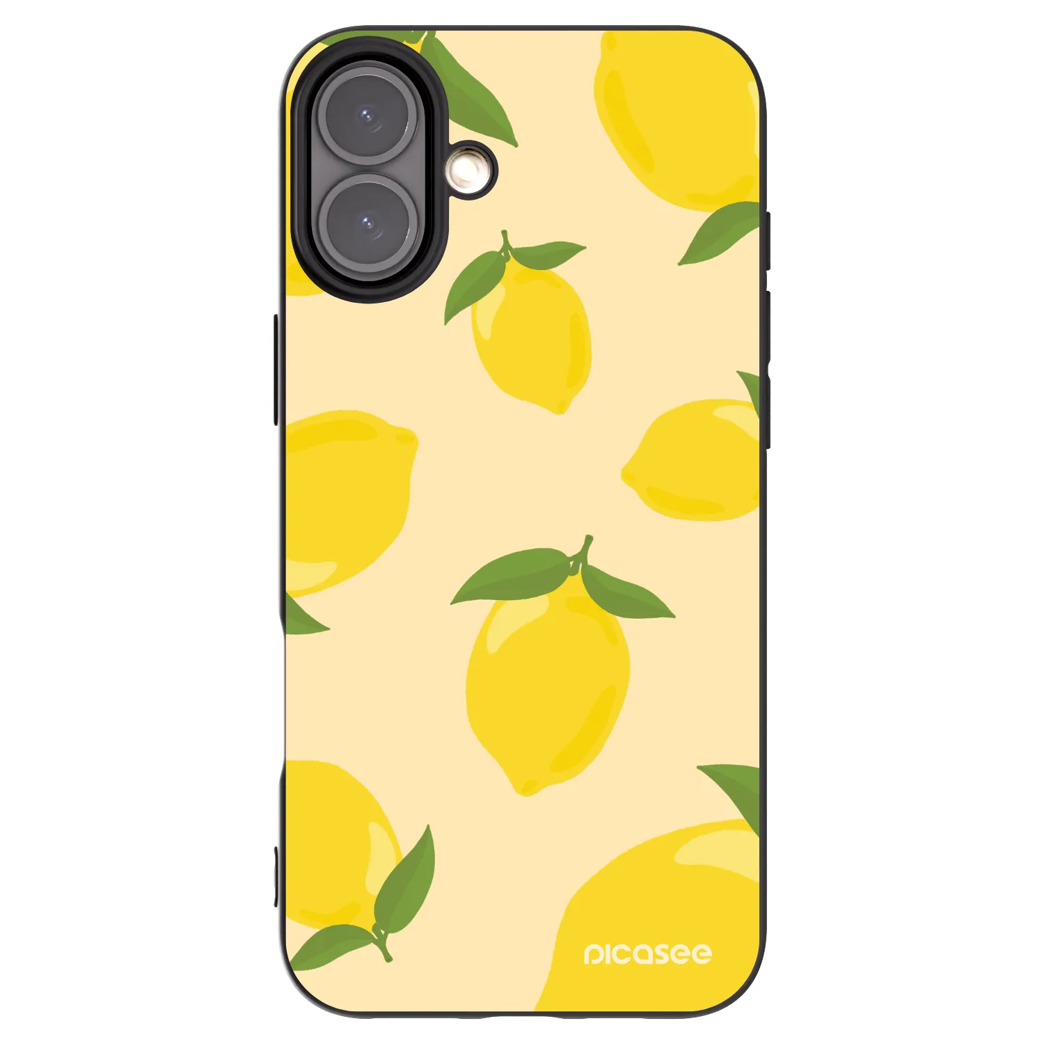 Picasee silikonový černý obal pro Apple iPhone 16 Plus - Limoncella