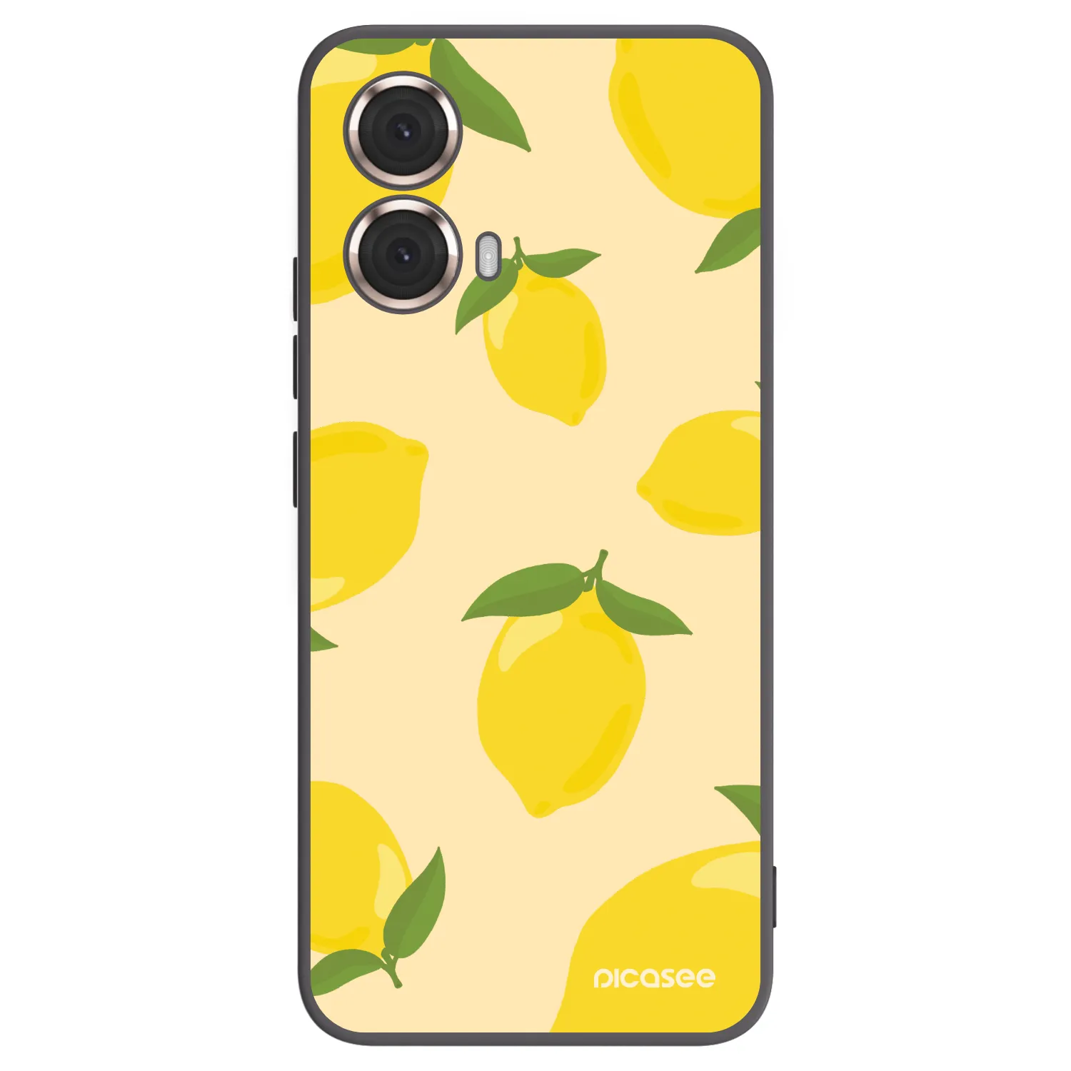 Picasee silikonový černý obal pro Motorola Moto G85 - Limoncella