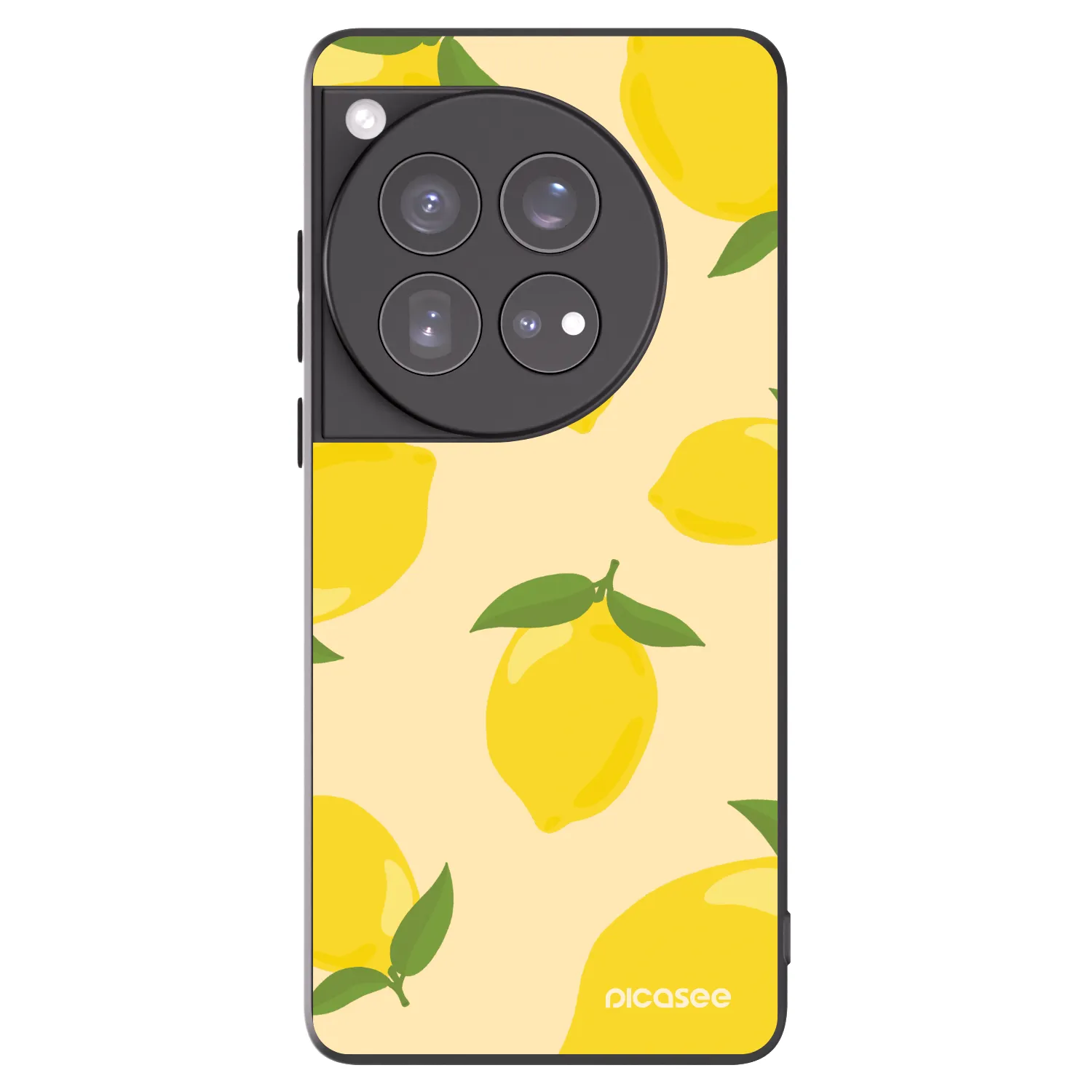 Picasee silikonový černý obal pro OnePlus 12 5G - Limoncella