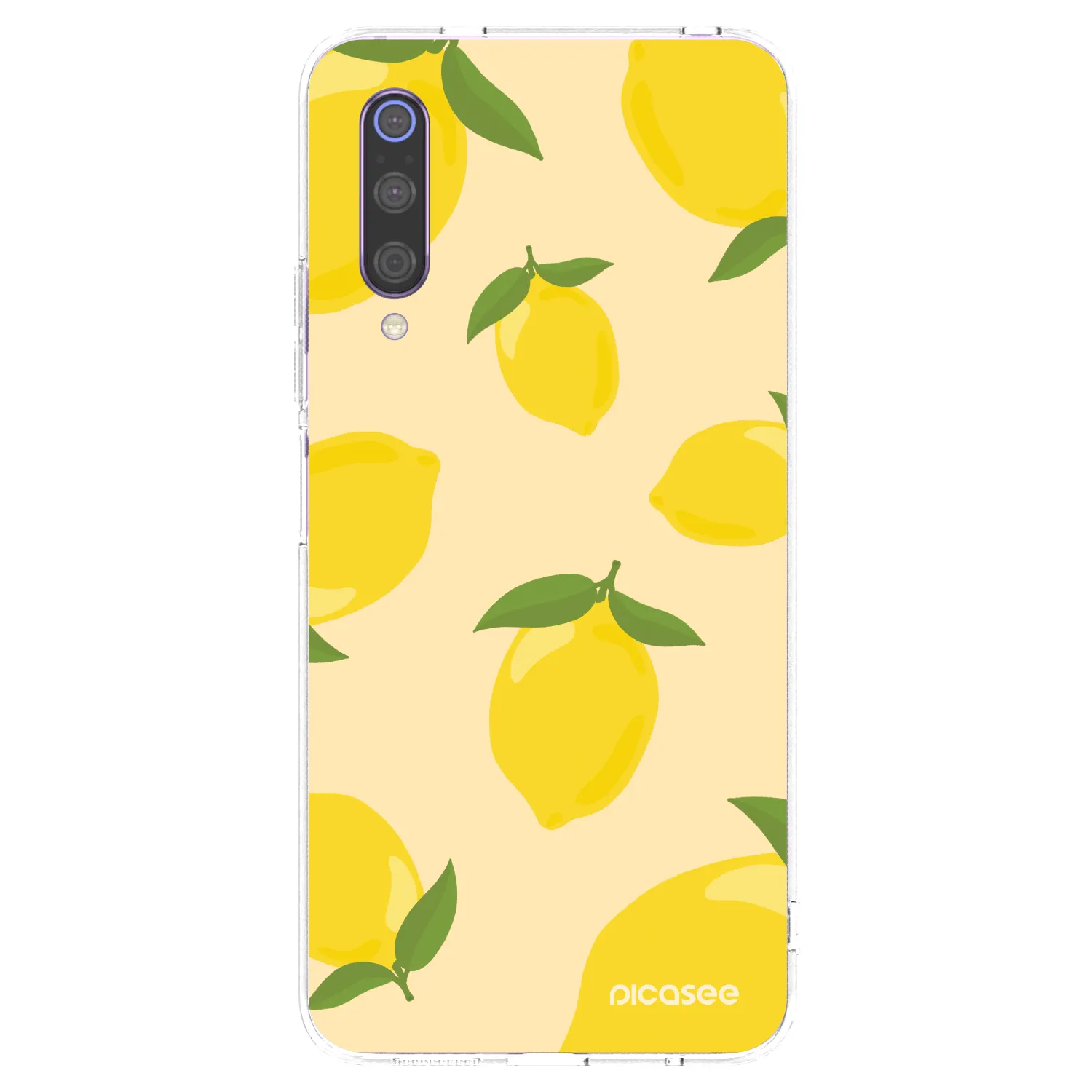 Picasee silikonový průhledný obal pro Xiaomi Mi 9 - Limoncella