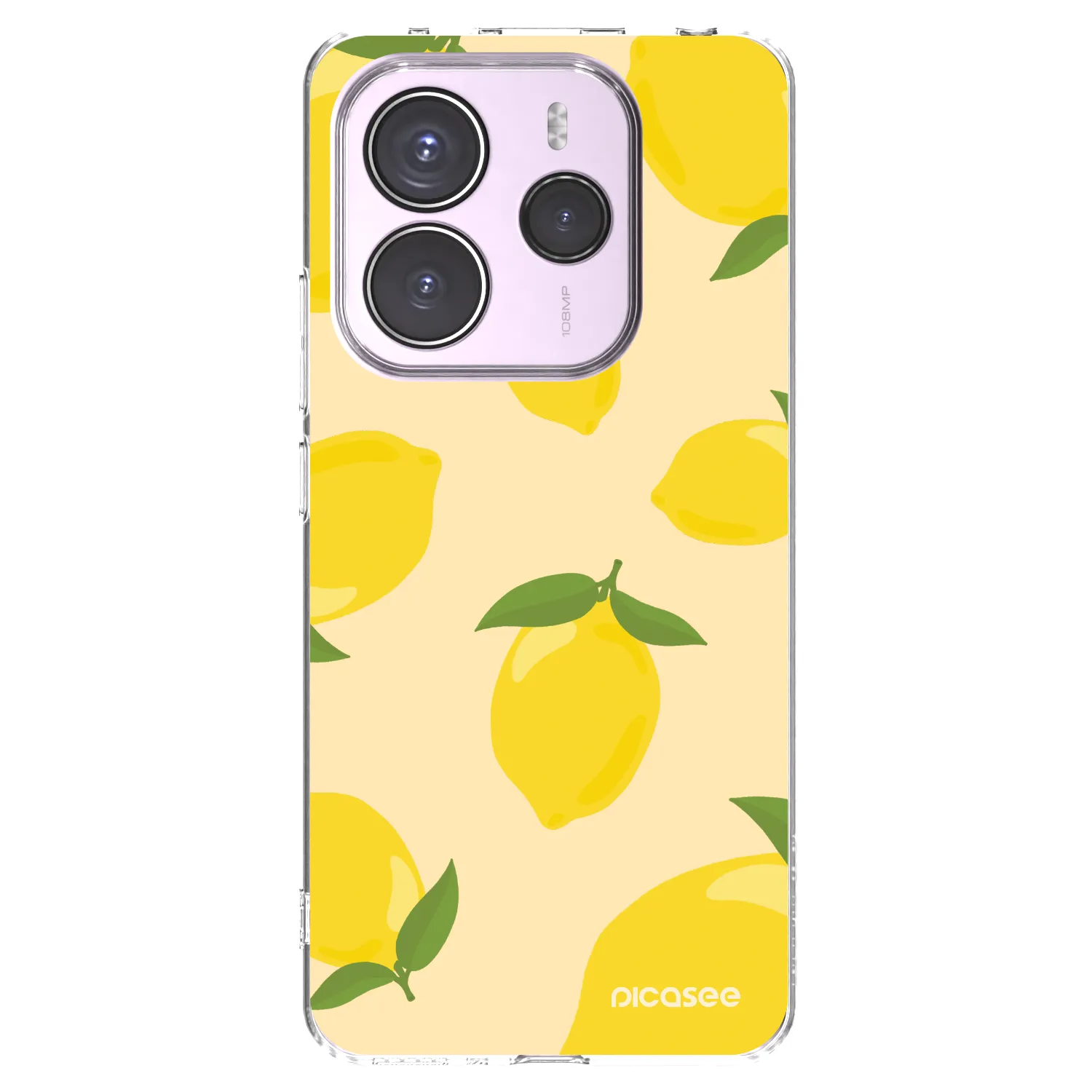 Picasee silikonový průhledný obal pro Xiaomi Redmi Note 14 5G - Limoncella