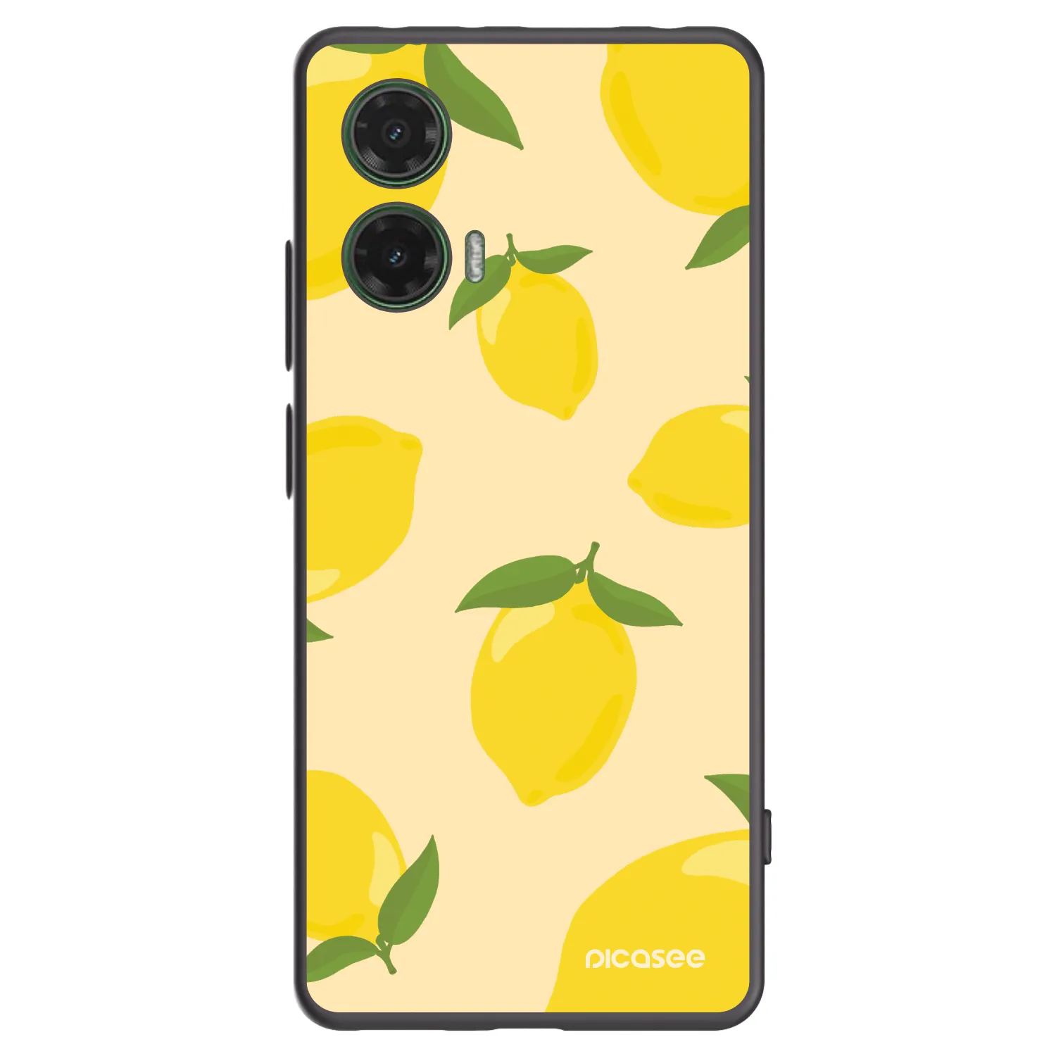 Picasee silikonový černý obal pro Motorola Moto G35 5G - Limoncella