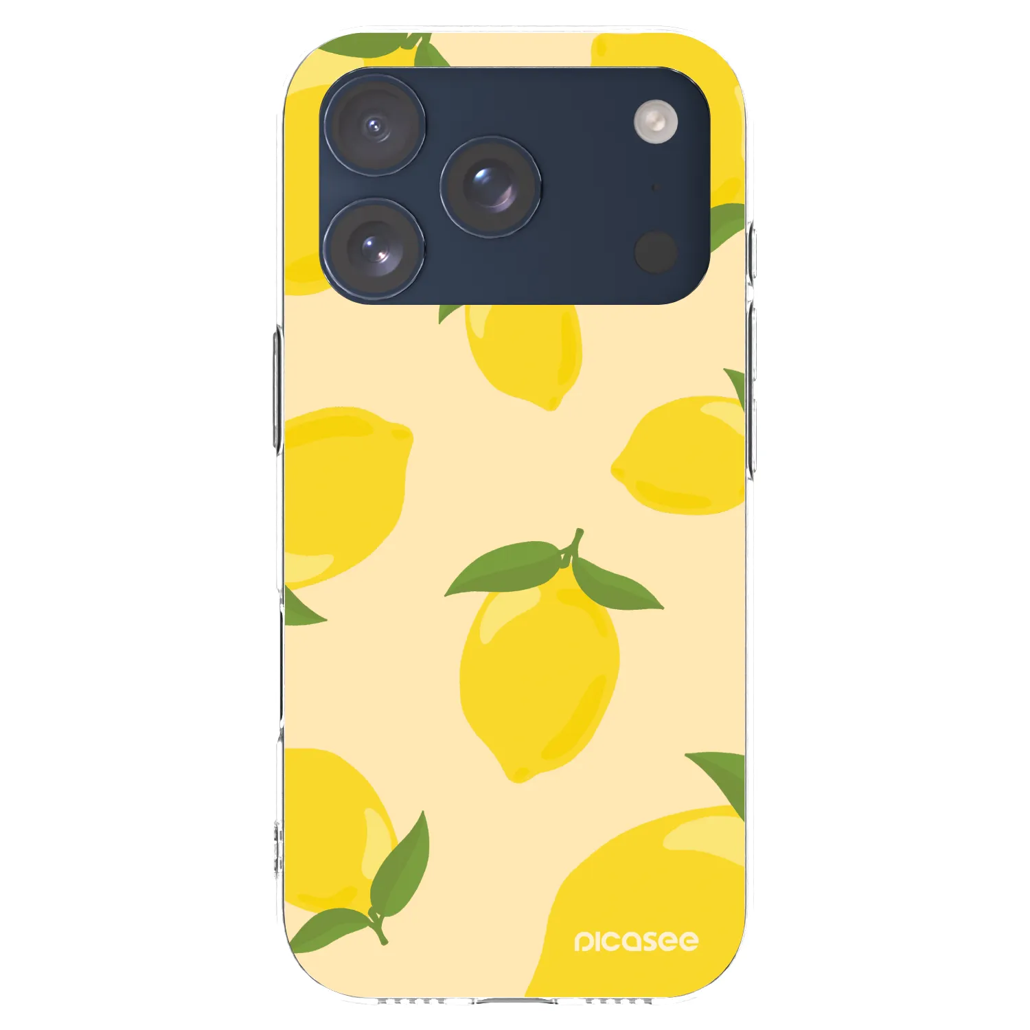 Picasee silikonový průhledný obal pro Apple iPhone 17 Pro - Limoncella