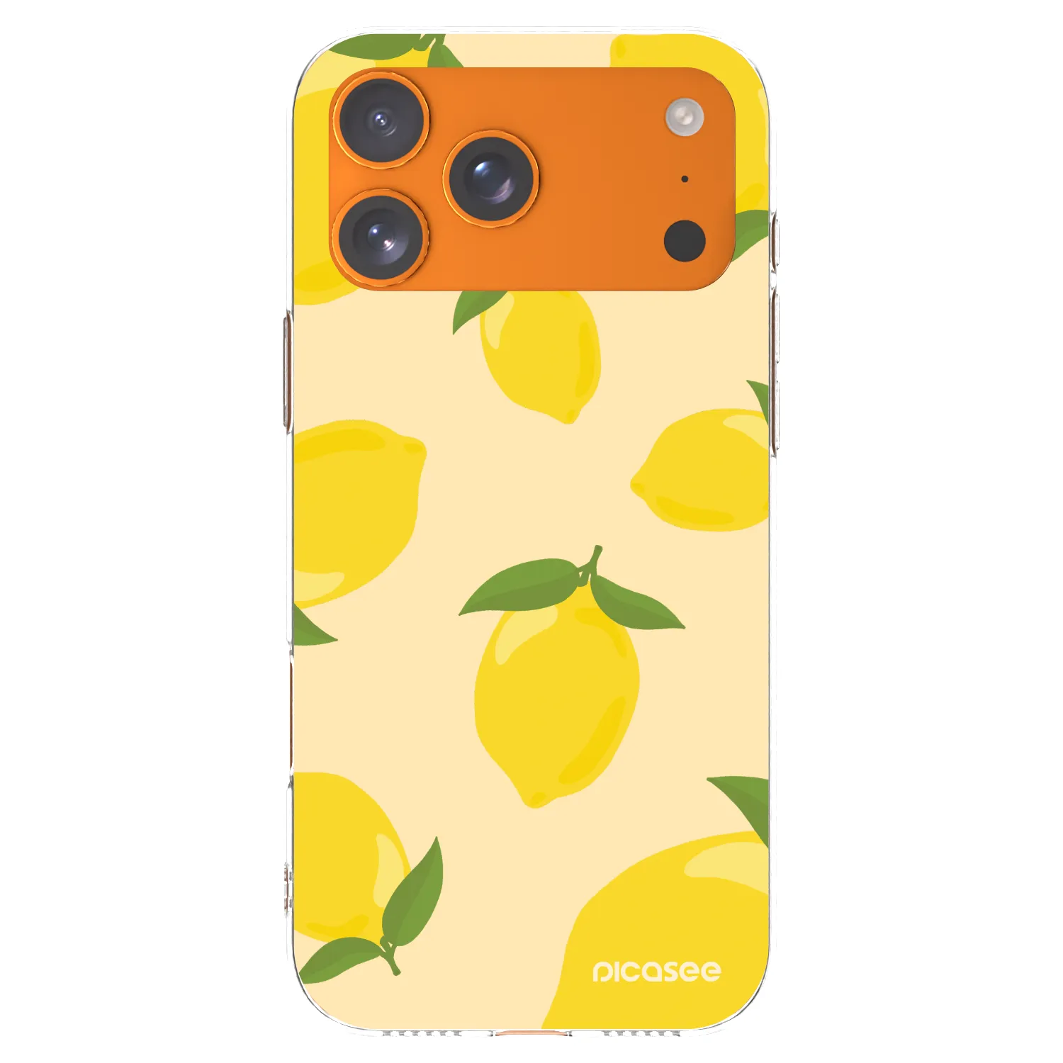 Picasee silikonový průhledný obal pro Apple iPhone 17 Pro Max - Limoncella