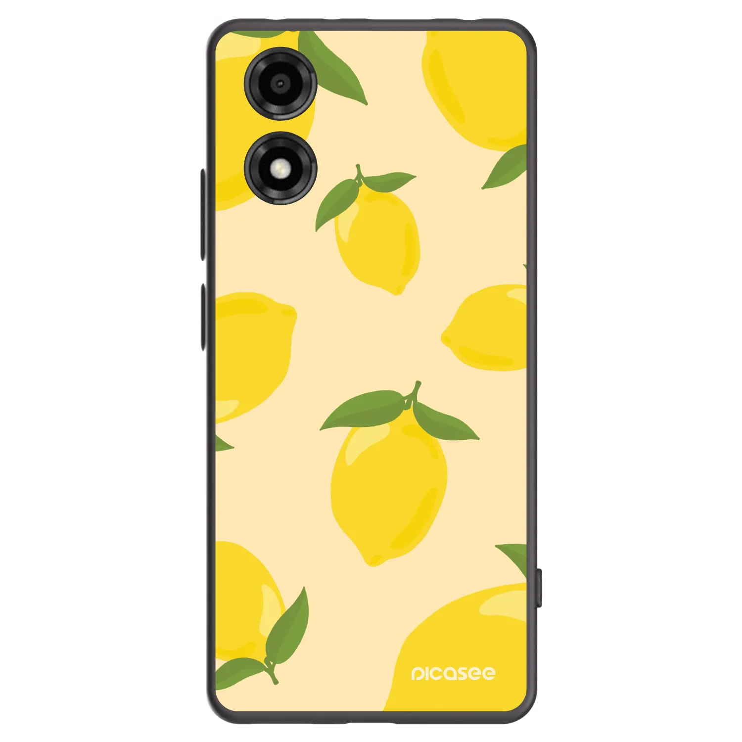 Picasee silikonový černý obal pro Motorola Moto E14 - Limoncella