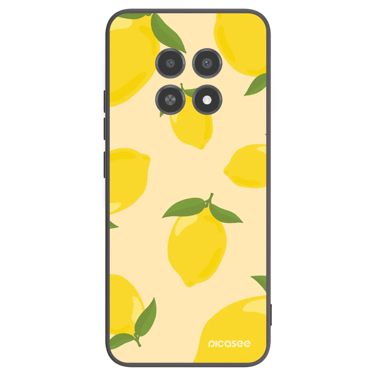 Picasee silikonový černý obal pro Realme 12X - Limoncella