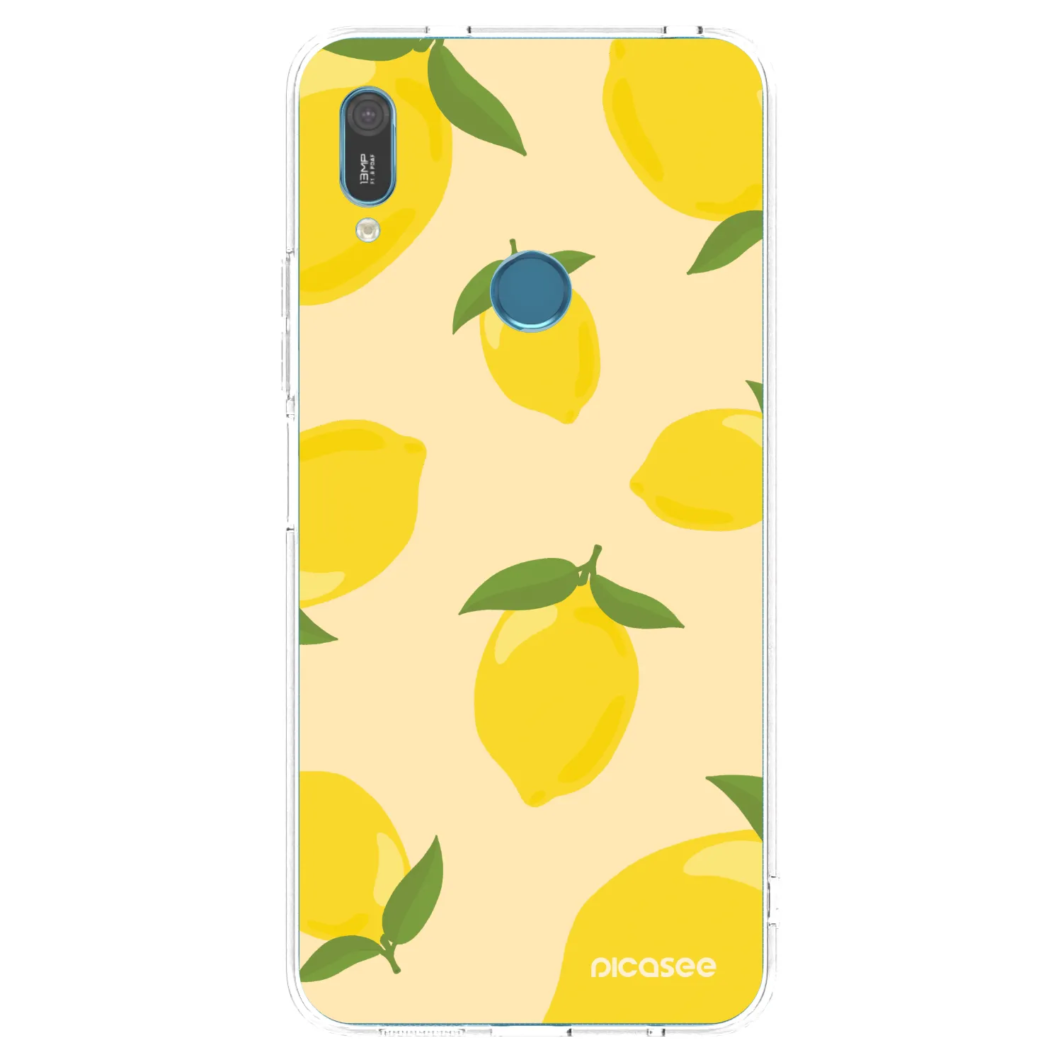 Picasee silikonový průhledný obal pro Huawei Y6 2019 - Limoncella