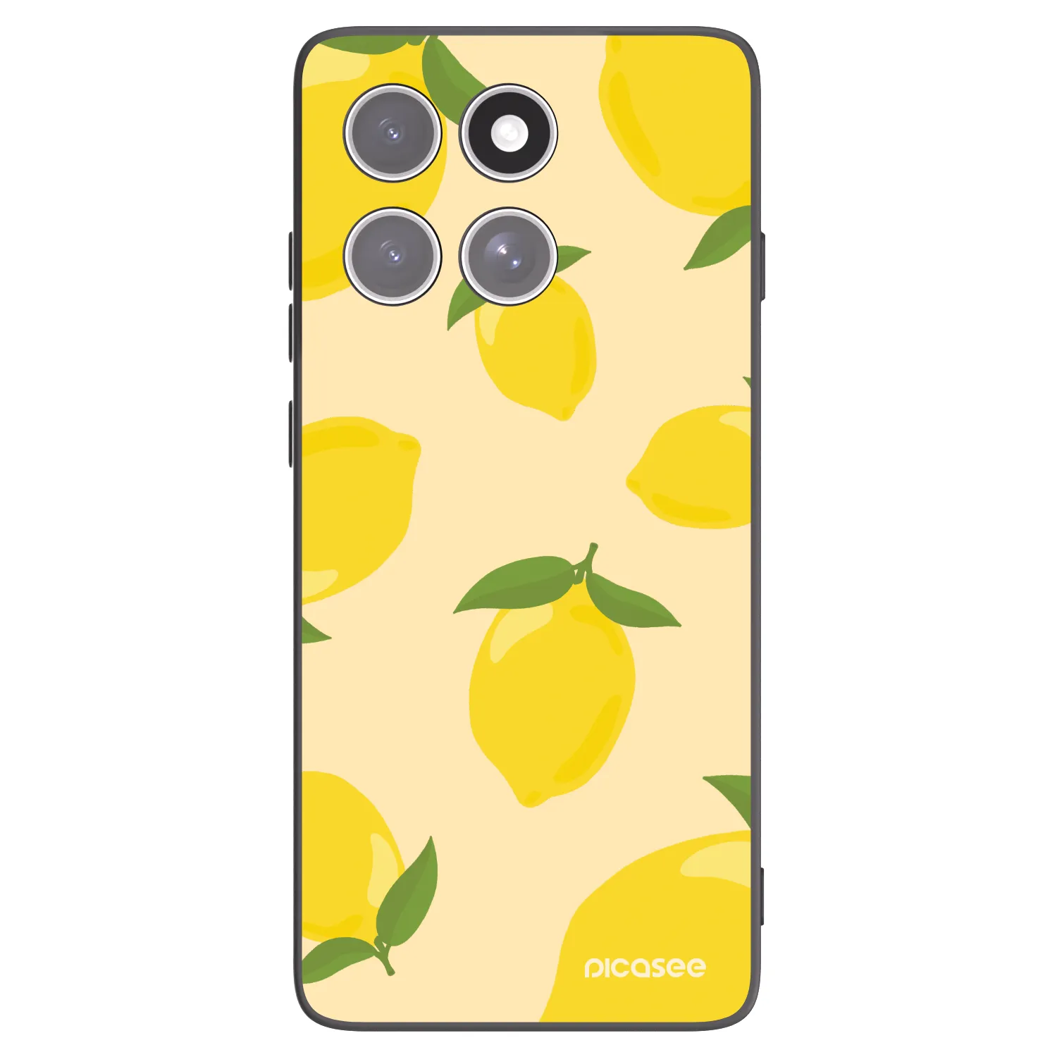 Picasee silikonový černý obal pro Motorola Edge 60 Pro - Limoncella