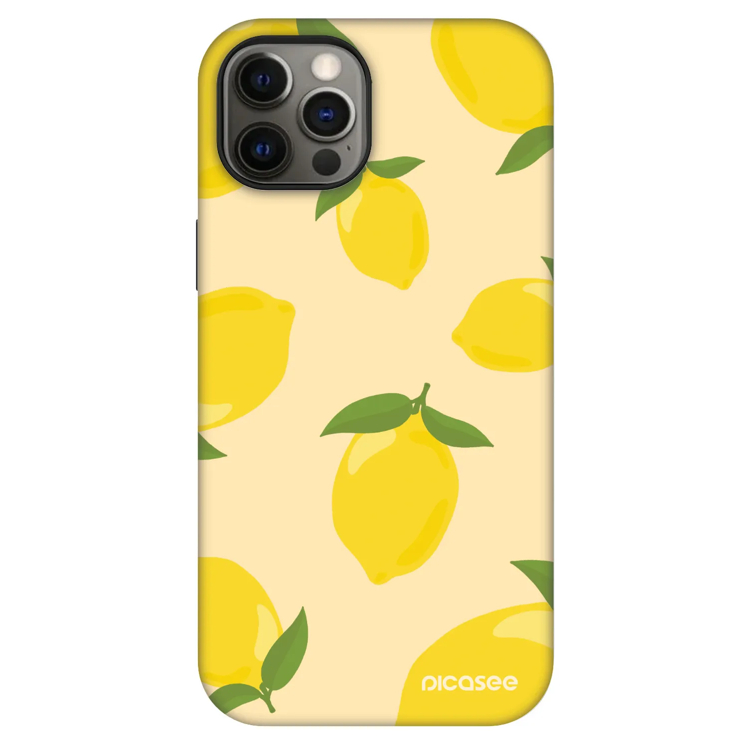 Picasee Fashion Case MagSafe Apple iPhone 12 - Limoncella