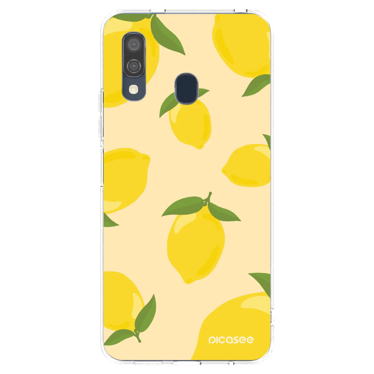 Picasee silikonový průhledný obal pro Samsung Galaxy A40 A405F - Limoncella