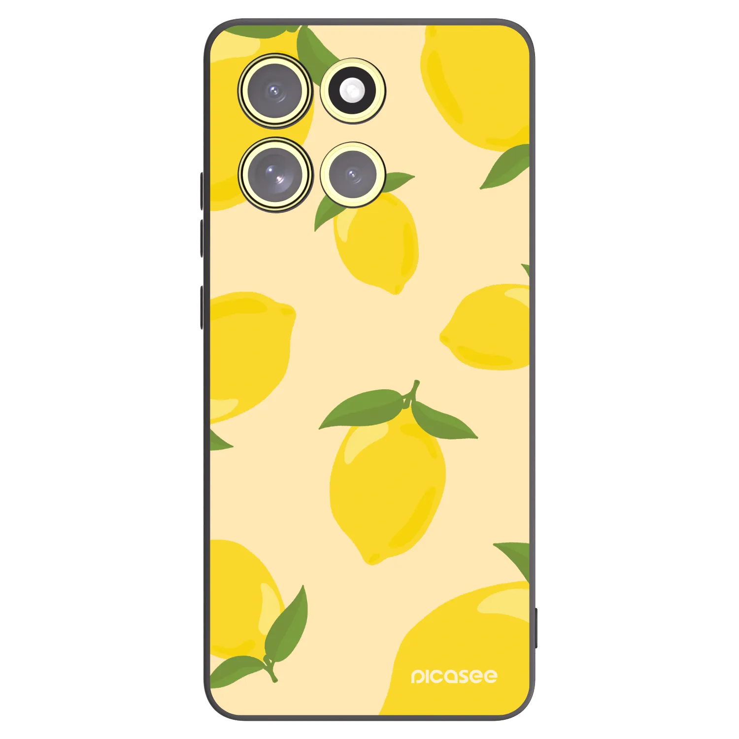 Picasee silikonový černý obal pro Motorola Moto G86 Power 5G - Limoncella