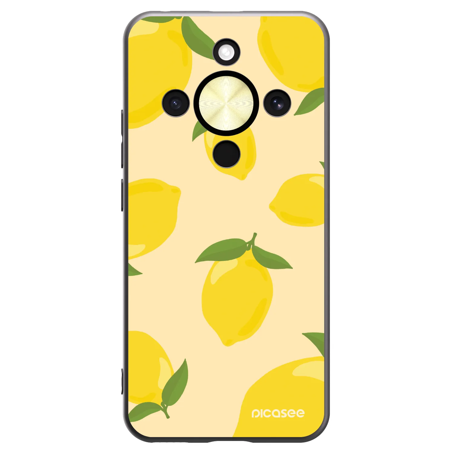 Picasee silikonový černý obal pro Honor Magic8 Lite 5G - Limoncella