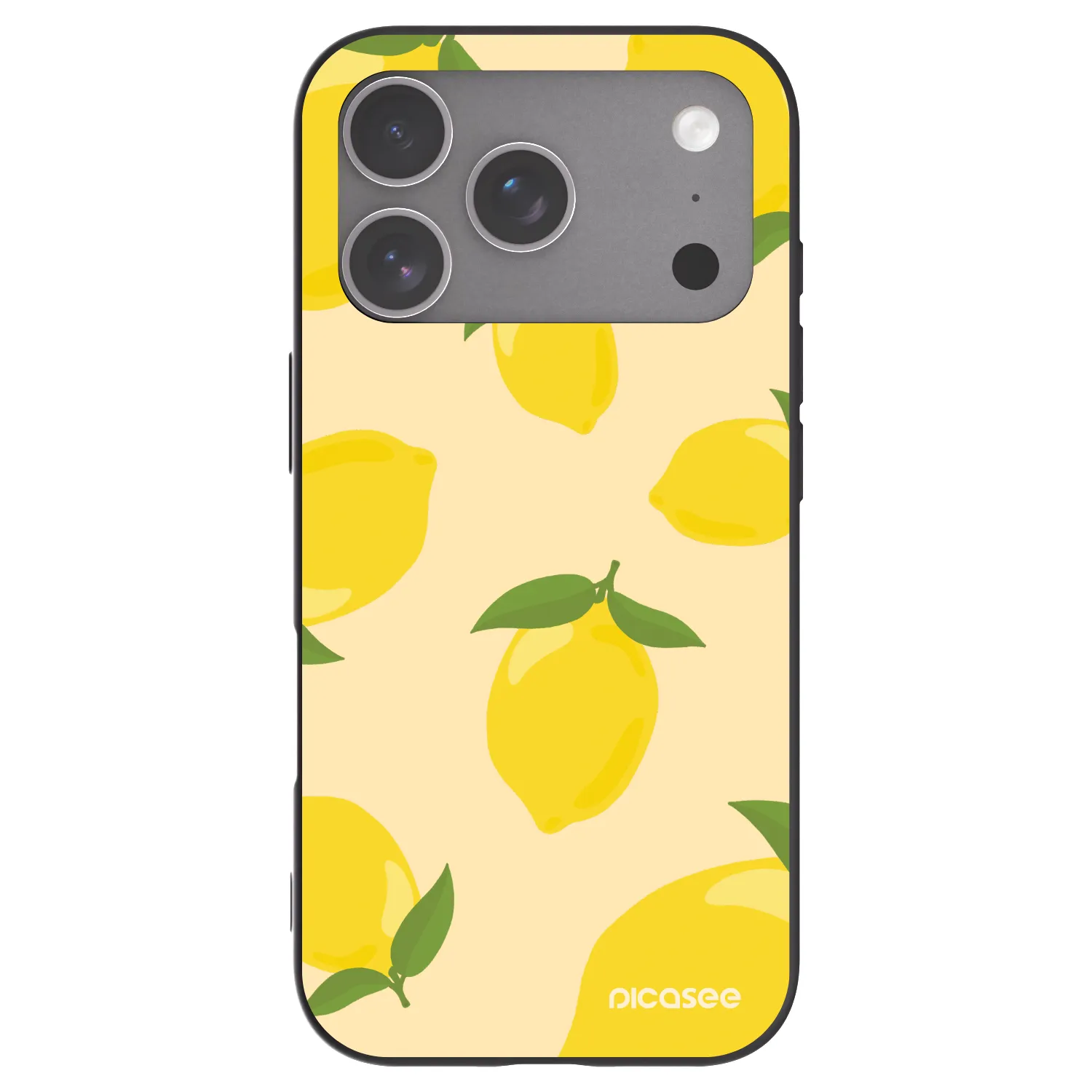 Picasee silikonový černý obal pro Apple iPhone 18 Pro - Limoncella