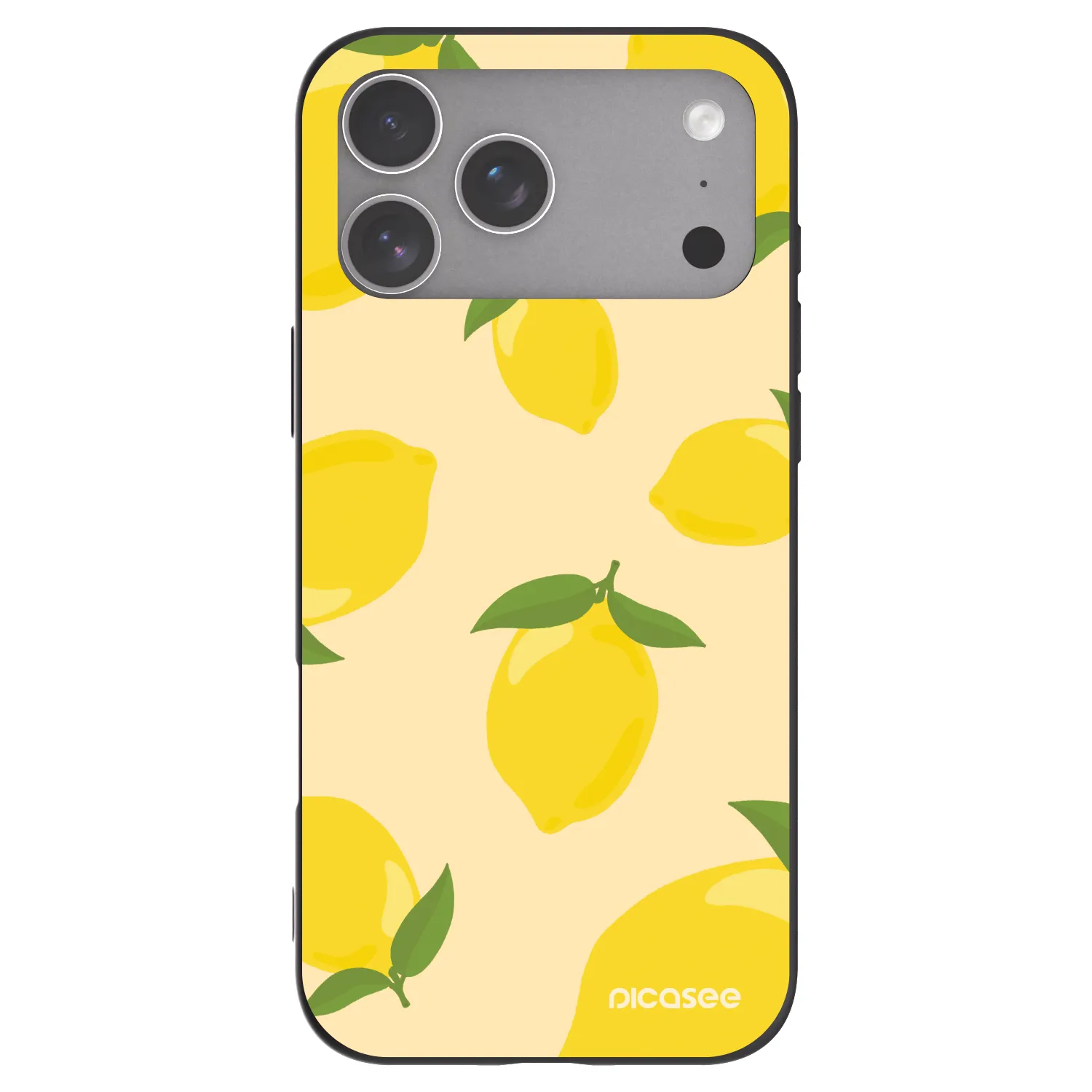 Picasee silikonový černý obal pro Apple iPhone 18 Pro Max - Limoncella