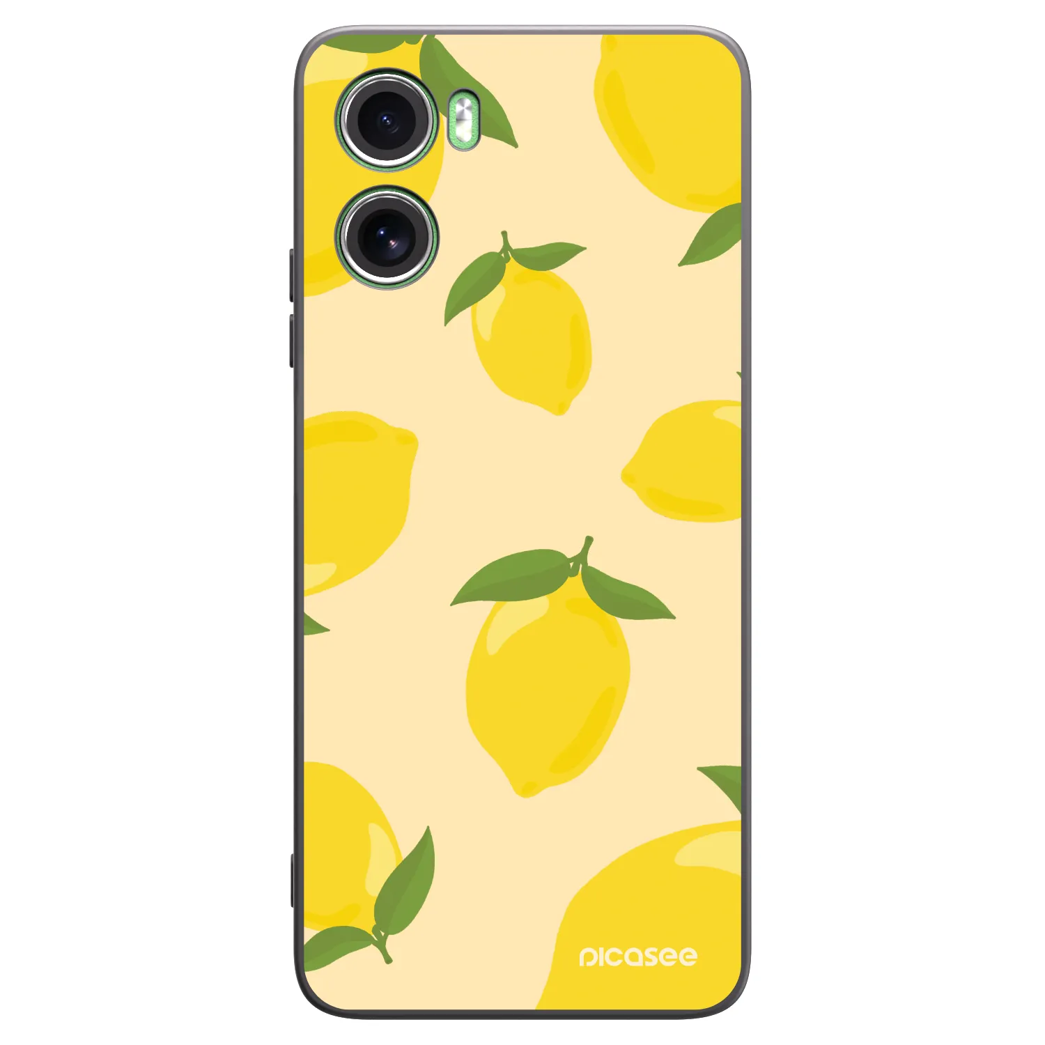 Picasee silikonový černý obal pro Motorola Moto G06 - Limoncella