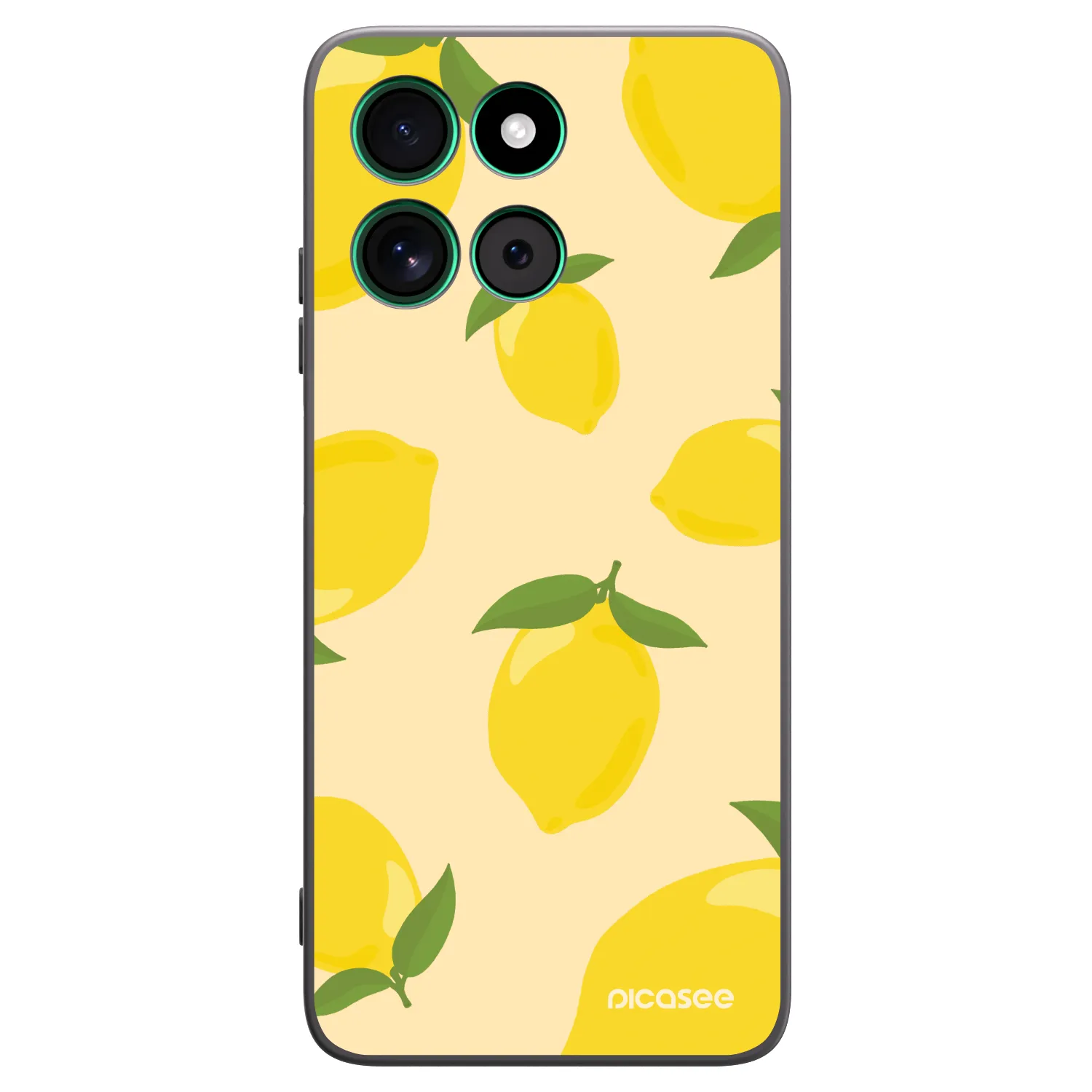 Picasee silikonový černý obal pro Motorola Moto G57 Power - Limoncella