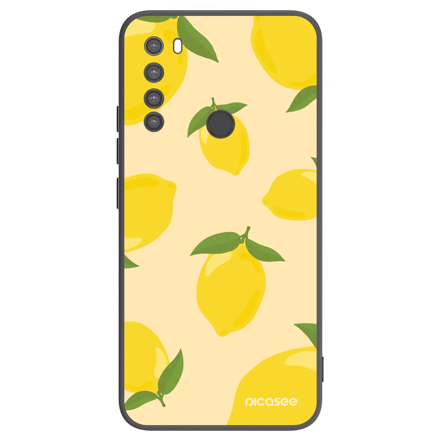 Picasee silikonový černý obal pro Xiaomi Redmi Note 8 - Limoncella