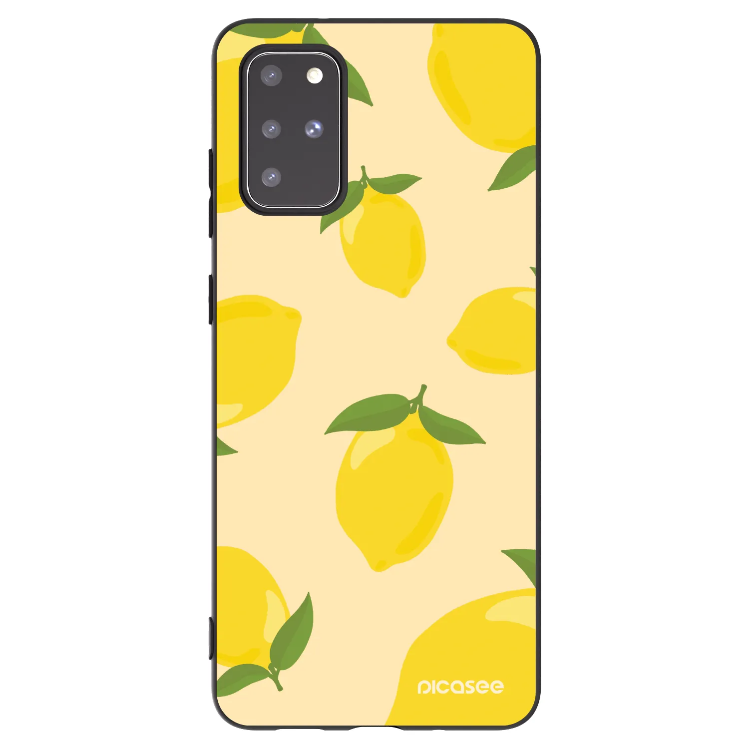 Picasee silikonový černý obal pro Samsung Galaxy S20+ G985F - Limoncella
