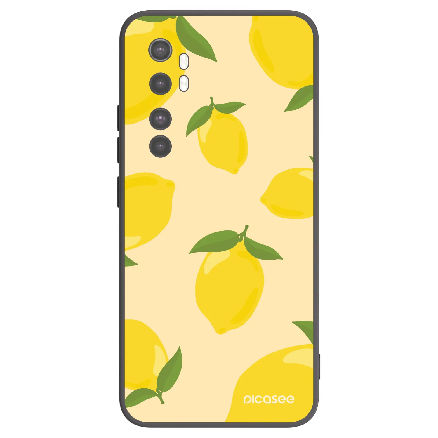 Picasee silikonový černý obal pro Xiaomi Mi Note 10 Lite - Limoncella