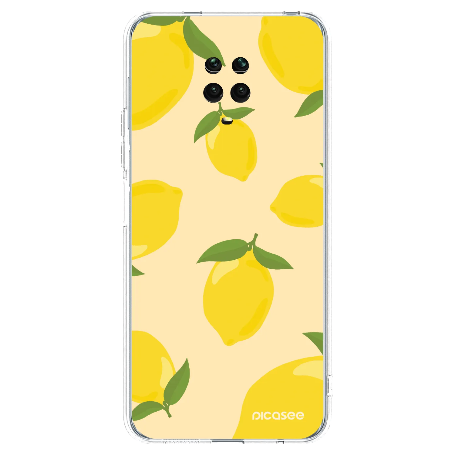 Picasee silikonový průhledný obal pro Xiaomi Redmi Note 9S - Limoncella