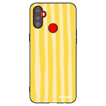 Obal pro Realme C3 - Lines lemon