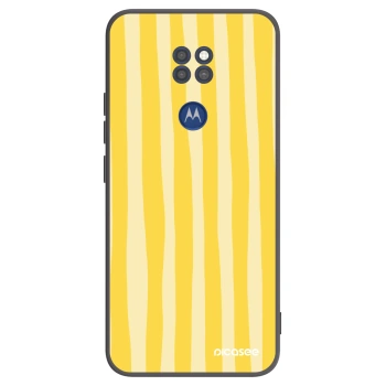 Obal pro Motorola Moto G9 Play - Lines lemon