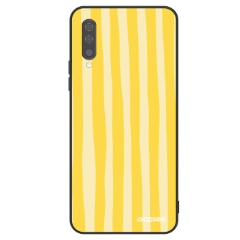 Obal pro Samsung Galaxy A50 A505F - Lines lemon