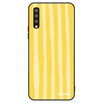 Obal pro Samsung Galaxy A70 A705F - Lines lemon