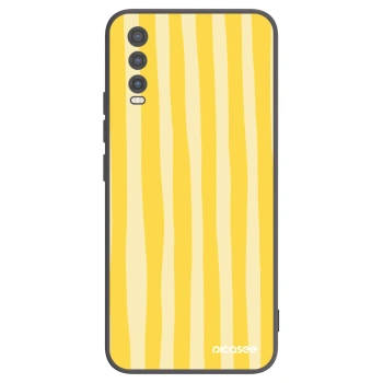 Obal pro Vivo Y20s - Lines lemon