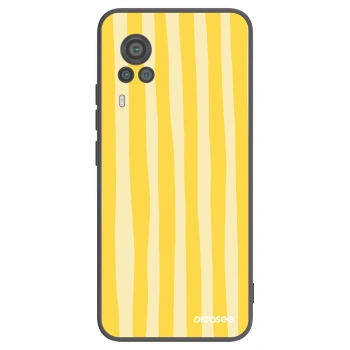 Obal pro Vivo X60 Pro 5G - Lines lemon