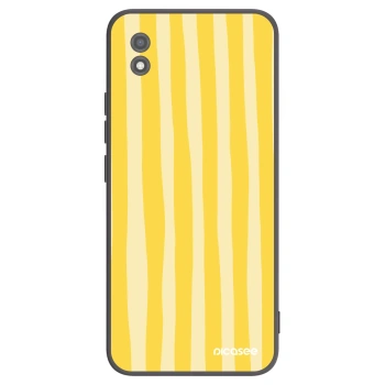 Picasee silikonový černý obal pro Realme C11 (2021) - Lines lemon
