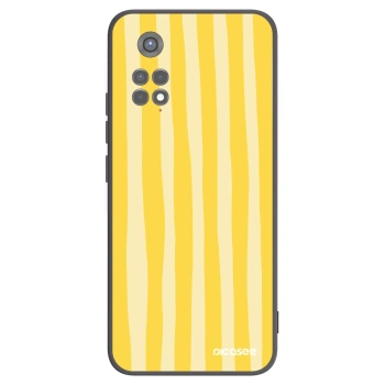 Picasee silikonový černý obal pro Xiaomi Redmi Note 11S 5G - Lines lemon