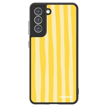 Picasee ULTIMATE CASE PowerShare pro Samsung Galaxy S21 FE 5G - Lines lemon