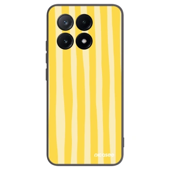 Picasee silikonový černý obal pro Xiaomi Poco X6 Pro - Lines lemon
