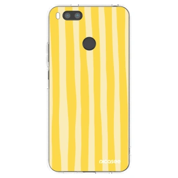 Obal pro Xiaomi Mi A1 Global - Lines lemon