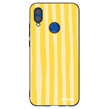 Obal pro Honor 10 Lite - Lines lemon
