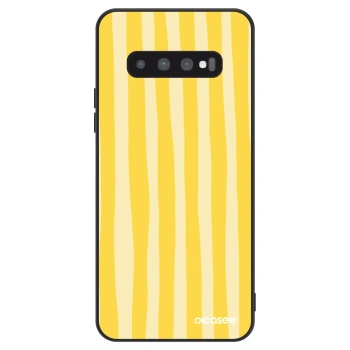 Obal pro Samsung Galaxy S10 Plus G975 - Lines lemon