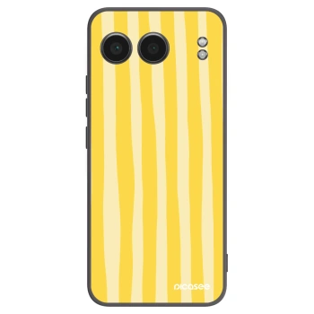 Picasee silikonový černý obal pro OnePlus Nord 4 - Lines lemon