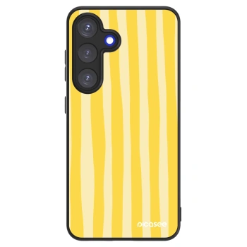 Obal pro Samsung Galaxy S25 5G - Lines lemon