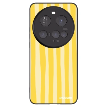 Picasee silikonový černý obal pro Xiaomi 15 Ultra - Lines lemon
