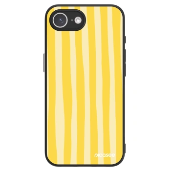 Picasee ULTIMATE CASE MagSafe pro Apple iPhone 16e - Lines lemon