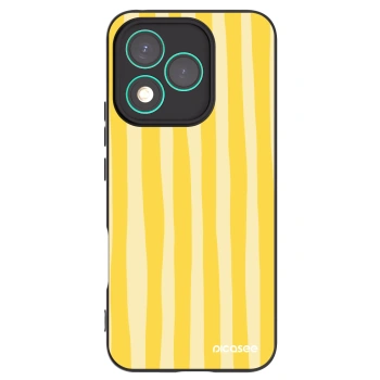 Picasee silikonový černý obal pro Honor 400 Lite 5G - Lines lemon
