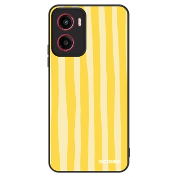 Obal pro Motorola Moto G05 - Lines lemon