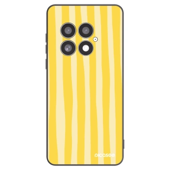 Picasee silikonový černý obal pro OnePlus 13 5G - Lines lemon