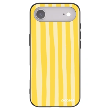 Picasee silikonový černý obal pro Apple iPhone Air - Lines lemon