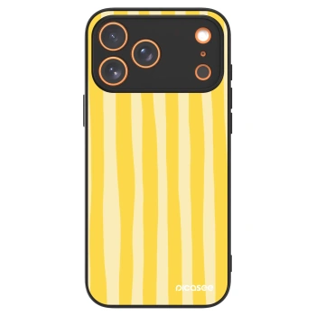 Picasee ULTIMATE CASE pro Apple iPhone 17 Pro Max - Lines lemon