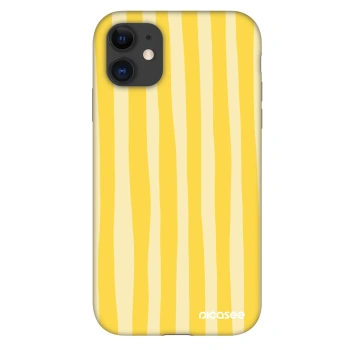 Obal pro Apple iPhone 11 - Lines lemon