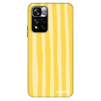Obal pro Xiaomi Redmi Note 11 Pro - Lines lemon